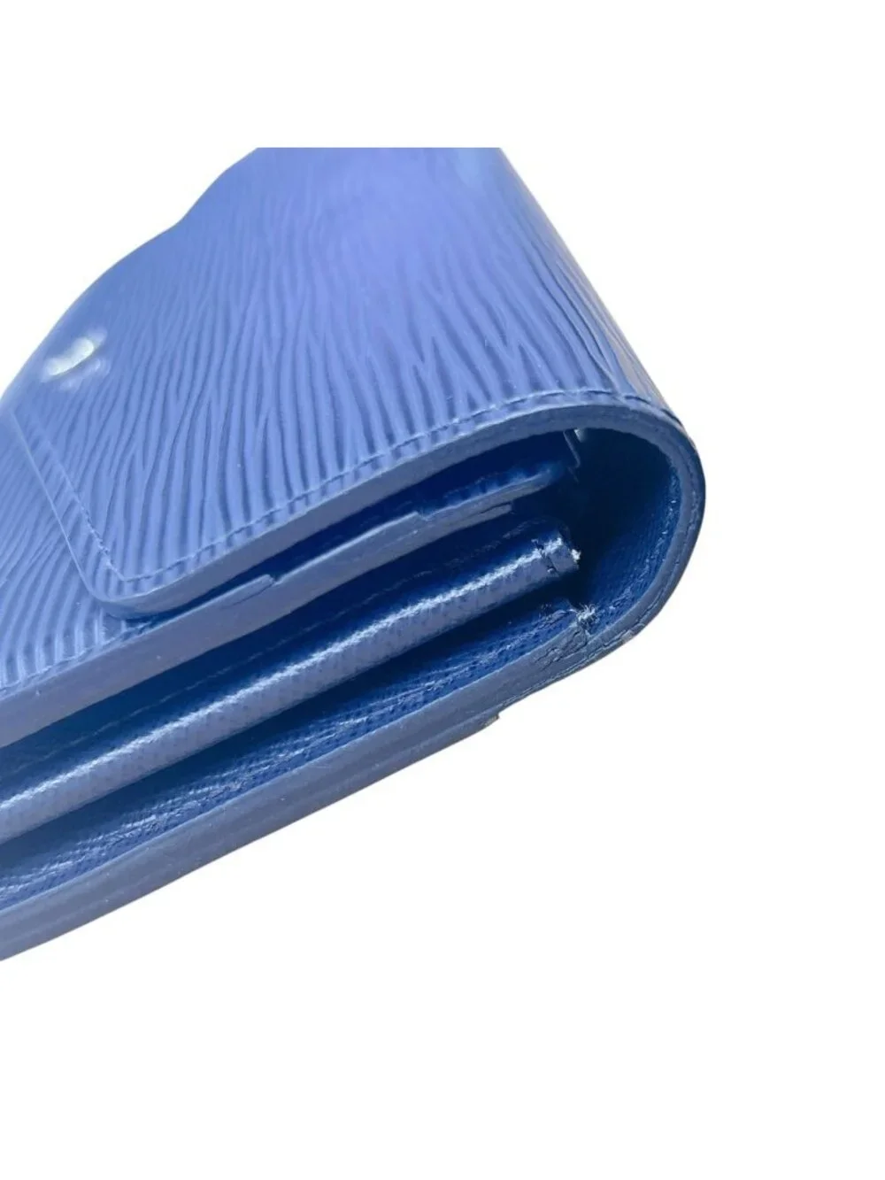 Louis Vuitton Epi Wallet Portefeuille Sarah Indigo Blue